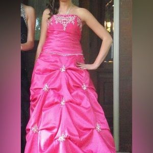 Pink prom dress